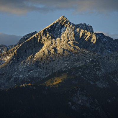 Alpspitze im Sonnenaufgang